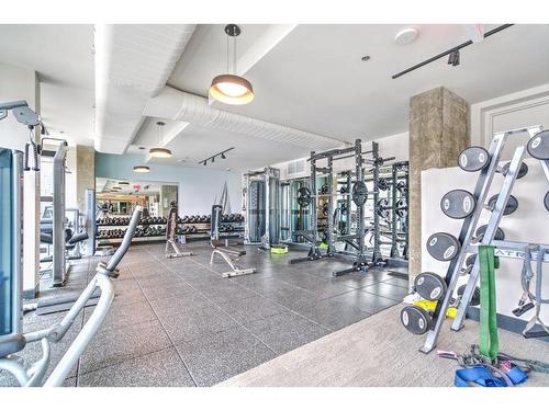 Exercise room - 708-1548 Rue Des Bassins, Montréal (Le Sud-Ouest), QC - Indoor Photo Showing Gym Room