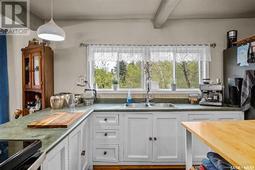 Evergreen Acres, Duck Lake Rm No. 463, SK - Indoor Photo Showing Kitchen With Double Sink