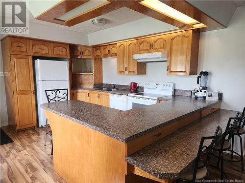 495 Tobique Road, Grand-Sault/Grand Falls, NB - Indoor Photo Showing Kitchen With Double Sink