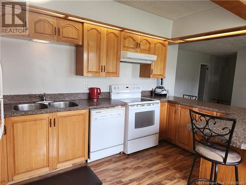 495 Tobique Road, Grand-Sault/Grand Falls, NB - Indoor Photo Showing Kitchen With Double Sink
