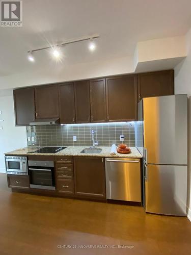 308 - 7 Kenaston Gardens, Toronto, ON - Indoor Photo Showing Kitchen With Stainless Steel Kitchen