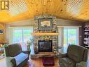 288 White Water Road, Pembroke, ON  - Indoor Photo Showing Living Room With Fireplace 