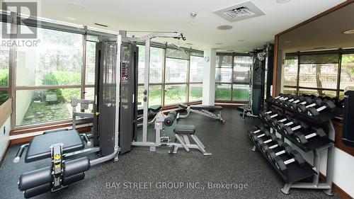 601 - 330 Rathburn Road W, Mississauga, ON - Indoor Photo Showing Gym Room