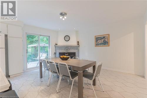 632 Bannister Drive, Sauble Beach, ON - Indoor Photo Showing Dining Room With Fireplace