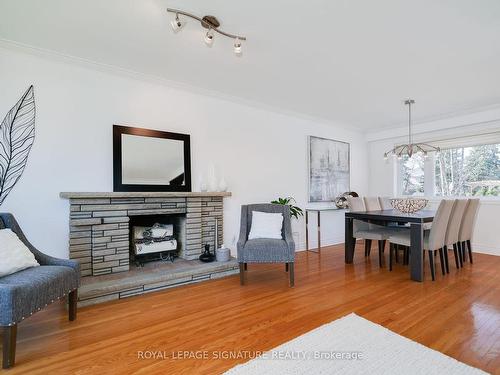 16 Palomino Cres, Toronto, ON - Indoor With Fireplace