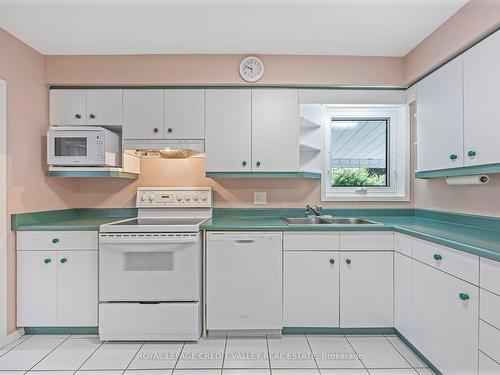 33 Greystone Cres, Brampton, ON - Indoor Photo Showing Kitchen With Double Sink