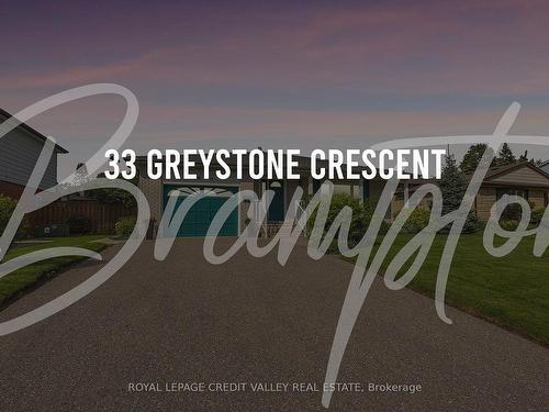 33 Greystone Cres, Brampton, ON - 