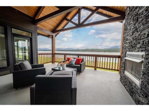 1574 Koocanusa Lake Drive, Lake Koocanusa, BC - Outdoor With Body Of Water With Balcony With Exterior