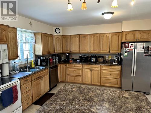 37 Tamerack Avenue, West Nipissing, ON - Indoor Photo Showing Kitchen With Double Sink