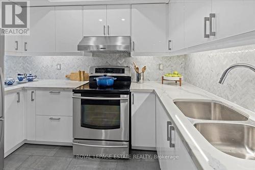 413 - 55 Lombard Street, Toronto, ON - Indoor Photo Showing Kitchen With Double Sink With Upgraded Kitchen