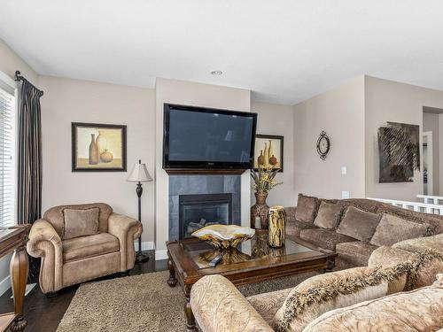 2165 Serrento Lane, West Kelowna, BC - Indoor Photo Showing Living Room With Fireplace