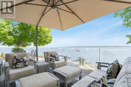 431 Mundy'S Bay Road, Midland, ON - Outdoor With Body Of Water With Deck Patio Veranda With Exterior