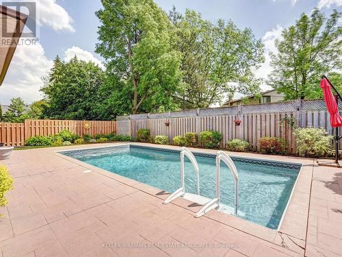 4 Rapallo Mews, Mississauga, ON - Outdoor With In Ground Pool With Deck Patio Veranda With Backyard