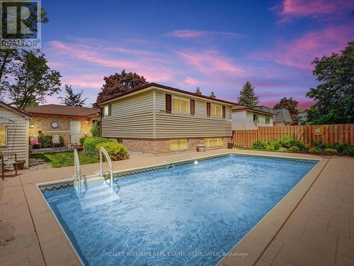 4 Rapallo Mews, Mississauga, ON - Outdoor With In Ground Pool With Deck Patio Veranda