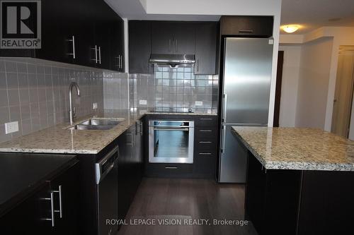 1106 - 255 Village Green Square, Toronto, ON - Indoor Photo Showing Kitchen With Stainless Steel Kitchen With Double Sink With Upgraded Kitchen