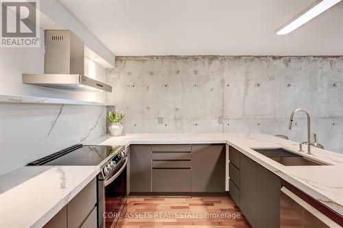5 - 46 Granby Street, Toronto, ON - Indoor Photo Showing Kitchen With Double Sink With Upgraded Kitchen