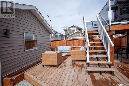 438 Bentley Court, Saskatoon, SK - Outdoor With Deck Patio Veranda With Exterior