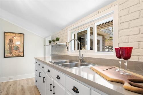 Kitchen view - 48 Belvidere Road, Crystal Beach, ON - Indoor Photo Showing Kitchen With Double Sink