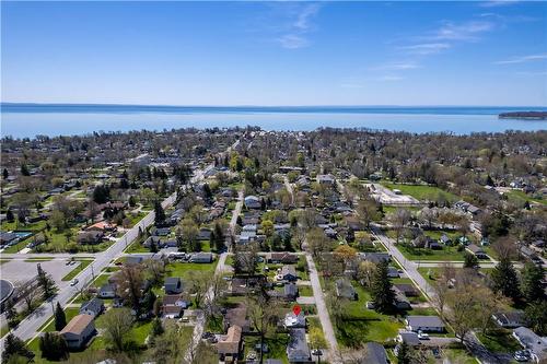 Ariel view of Crystal Beach - 48 Belvidere Road, Crystal Beach, ON - Outdoor With Body Of Water With View