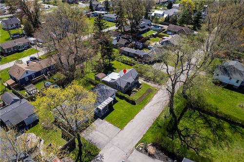 Ariel view of quiet neighborhood - 48 Belvidere Road, Crystal Beach, ON - Outdoor With View