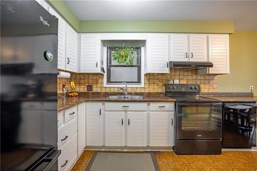 423 Upper Ottawa Street, Hamilton, ON - Indoor Photo Showing Kitchen With Double Sink