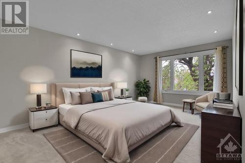 This image is virtually staged. - 3377 Mccarthy Road, Ottawa, ON - Indoor Photo Showing Bedroom