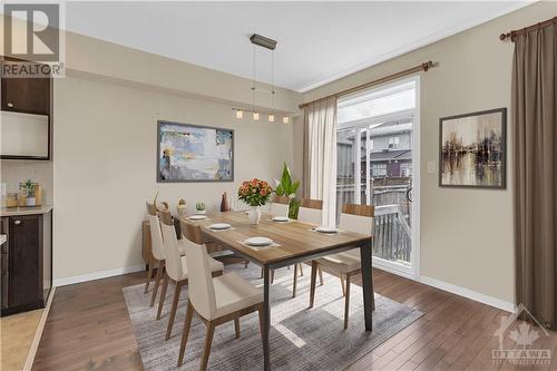 Dining Room Virtually Staged - 108 Eye Bright Crescent, Ottawa, ON 