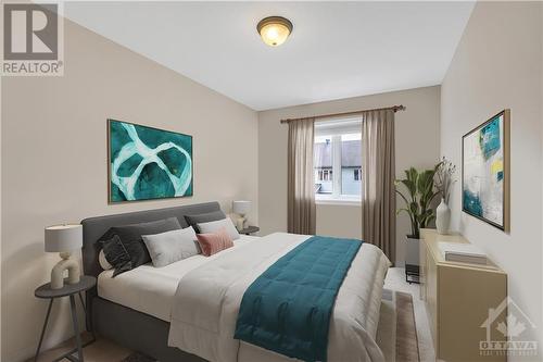 Bedroom Virtually Staged - 108 Eye Bright Crescent, Ottawa, ON 