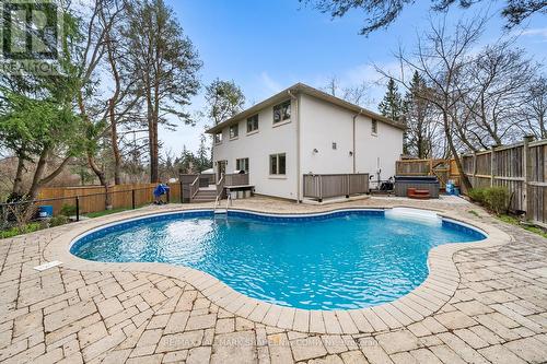 2174 Burbank Drive, Mississauga, ON - Outdoor With In Ground Pool With Deck Patio Veranda With Backyard With Exterior