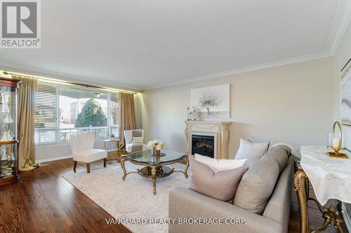 237 Derrydown Road, Toronto, ON - Indoor Photo Showing Living Room With Fireplace