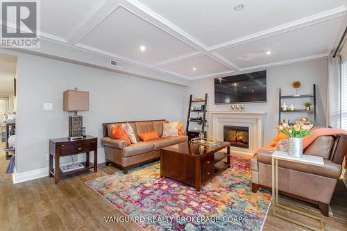 237 Derrydown Road, Toronto, ON - Indoor Photo Showing Living Room With Fireplace