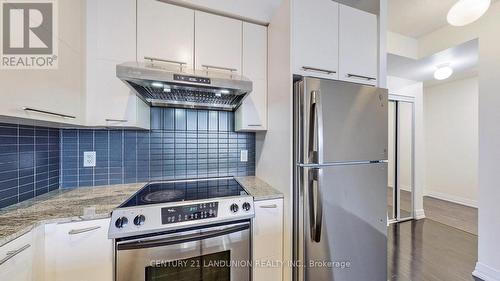 3409 - 21 Carlton Street, Toronto, ON - Indoor Photo Showing Kitchen With Stainless Steel Kitchen With Upgraded Kitchen