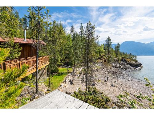 17246 Pilot Bay Road, Crawford Bay, BC - Outdoor With Body Of Water With Deck Patio Veranda