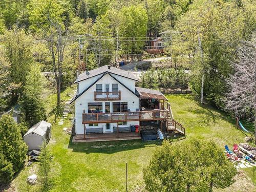 Aerial photo - 53 Ch. Du Lac-Morency, Saint-Hippolyte, QC - Outdoor With Deck Patio Veranda