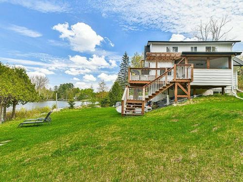 Exterior - 53 Ch. Du Lac-Morency, Saint-Hippolyte, QC - Outdoor With Deck Patio Veranda