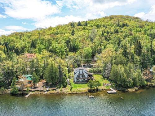 Aerial photo - 53 Ch. Du Lac-Morency, Saint-Hippolyte, QC - Outdoor With Body Of Water With View