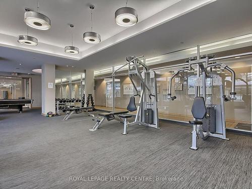 2605-55 Bremner Blvd, Toronto, ON - Indoor Photo Showing Gym Room