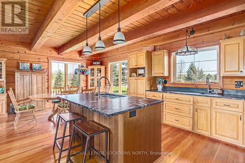 545413 Sideroad 4A Side Road, Grey Highlands, ON - Indoor Photo Showing Kitchen With Double Sink