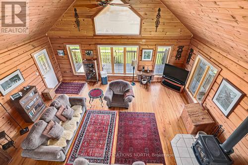 545413 Sideroad 4A Side Road, Grey Highlands, ON - Indoor With Fireplace