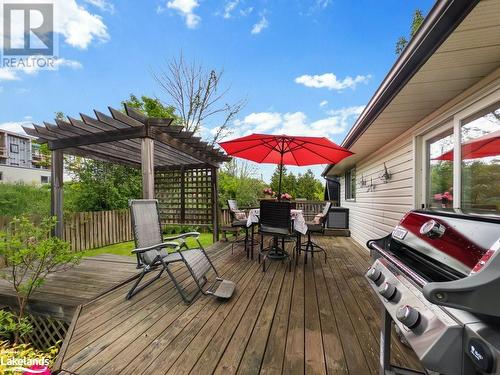 Rear deck - 55 Forest Street, Parry Sound, ON - Outdoor With Deck Patio Veranda With Exterior