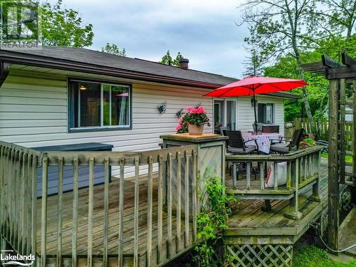 Rear deck - 55 Forest Street, Parry Sound, ON - Outdoor With Exterior