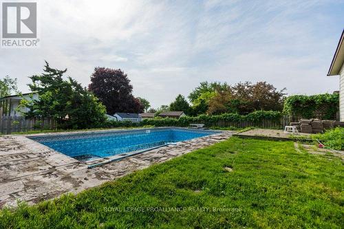 2 Staikos Court, Quinte West, ON - Outdoor With In Ground Pool With Backyard