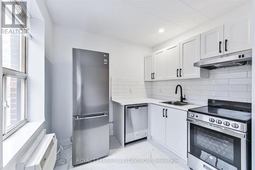 102 - 325 Sammon Avenue, Toronto, ON - Indoor Photo Showing Kitchen With Stainless Steel Kitchen