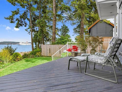 192 Captain Morgans Blvd, Protection Island, BC - Outdoor With Body Of Water With Deck Patio Veranda