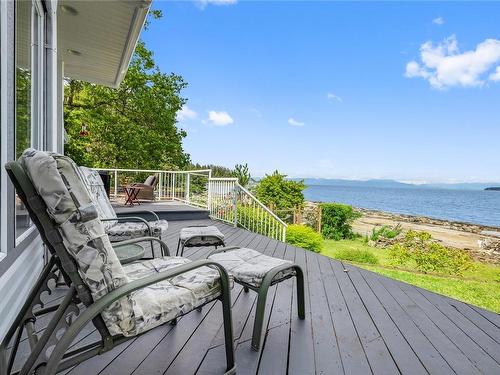 192 Captain Morgans Blvd, Protection Island, BC - Outdoor With Body Of Water With Deck Patio Veranda With View