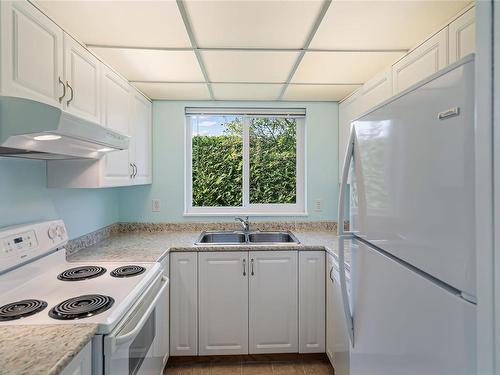 64-120 Finholm St, Parksville, BC - Indoor Photo Showing Kitchen With Double Sink