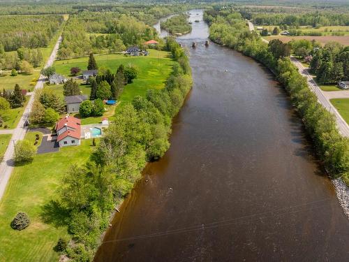 Aerial photo - 720 Ch. De L'Île-Grandbois, Saint-Casimir, QC - Outdoor With Body Of Water With View