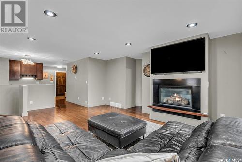 3322 Mcclocklin Road, Saskatoon, SK - Indoor Photo Showing Living Room With Fireplace