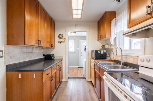 1793 Main Street E, Hamilton, ON - Indoor Photo Showing Kitchen With Double Sink