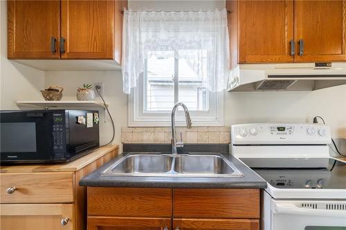 1793 Main Street E, Hamilton, ON - Indoor Photo Showing Kitchen With Double Sink